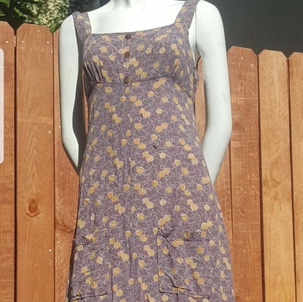 Retro 90's Light Purple Balls of Yarn String Dress - Picture 2 of 8